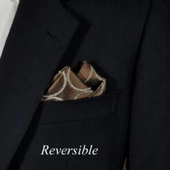 100% Silk Bronze Stitch Circles Pre-Folded Pocket Square Insert 12 100% Silk Bronze Stitch Circles Pre-Folded Pocket Square Insert -Suit Discount Store bronze Circle4 91336.1668811767