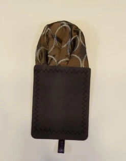 Bronze 100% Silk Dupioni Embroidered Pre-Folded Pocket Square Insert -Suit Discount Store bronzecircle3 91581.1640208462