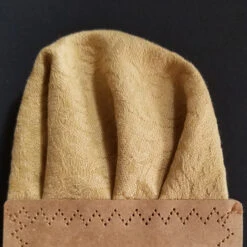 Gold Embossed Floral 100% Cotton Pre-Folded Pocket Square Insert -Suit Discount Store gold cotton4 86180.1640037427