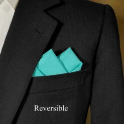 Jade 100% Cotton Pre-Folded Pocket Square Handkerchief Insert - 2 Point -Suit Discount Store jade 4 53854.1680205452