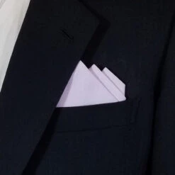 Lavender 100% Cotton Pre-Folded Pocket Square Handkerchief Insert