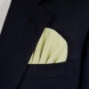 Sage Green 100% Silk Pre-Folded Pocket Square Insert