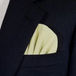 Sage Green 100% Silk Pre-Folded Pocket Square Insert