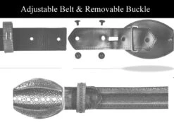 Los Altos Genuine Eel Western Fashion Belt -Suit Discount Store western belt assembly 2 15746.1612420641